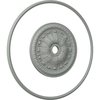 Ekena Millwork 50 3/8-in. OD x 47 1/4-in. ID Ceiling Ring w/27 7/8-in. OD Ceiling Medallion Tomango Egg & Dart Kit CRM50TR27TO